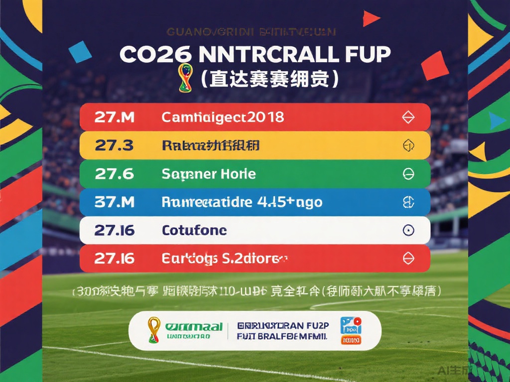 世预赛南美区赛程2025小组进级规则（鏖战南美之巅：2025世界杯小组出线规则与赛程玄机）